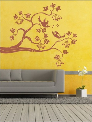 82% OFF on Wall1ders Twitters Singing On Vine PVC Vinyl Sticker Sticker Pack of 1