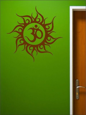 80% OFF on Wall1ders Om PVC Vinyl Sticker Sticker Pack of 1