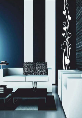 51% OFF on Ritzy Lovely Hearts Living Room Wall Decal Sticker