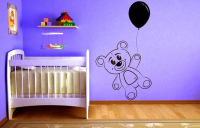 50% OFF on DeStudio DeStudio Teddy bear with balloon Wall Stickers Size MEGA WALL STICKER Sticker
