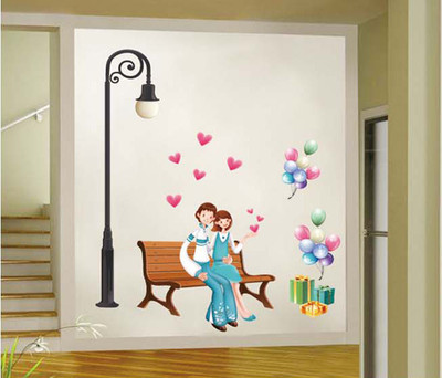 33% OFF on Pindia Love Couple Wall Sticker 33% OFF on Pindia Love Couple Wall Sticker