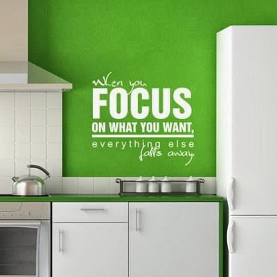 50% OFF on DeStudio DeStudio When You Focus On Wall Stickers Size MEGA WALL STICKER Sticker