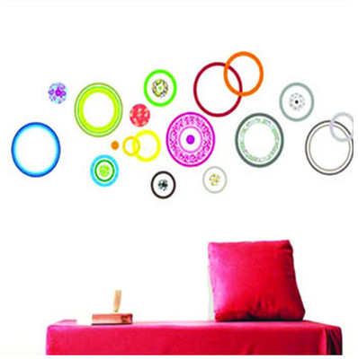 33% OFF on Pindia Beautiful Circles Wall Sticker