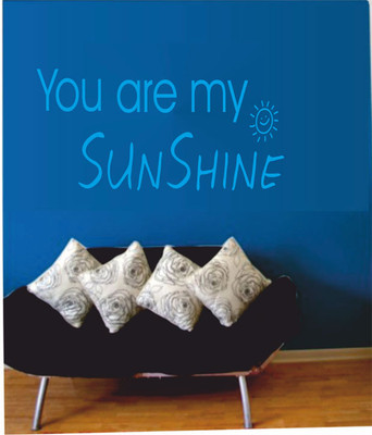 50% OFF on Ritzy You Are My Sunshine Living Room Wall Quotes Wall Decal Sticker