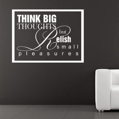 50% OFF on DeStudio DeStudio Think Big Thoughs Wall Stickers Size GIANT WALL STICKER Sticker