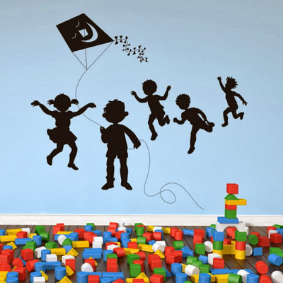 50% OFF on DeStudio DeStudio Kids Flying Kite Wall Stickers Size SUPER WALL STICKER Sticker