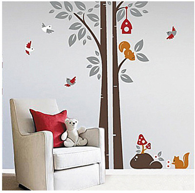 33% OFF on Pindia Beautiful Birds Tree Design Wall Sticker 33% OFF on Pindia Beautiful Birds Tree Design Wall Sticker