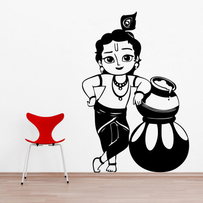 61% OFF on D��cor Kafe Decal Style Bal Krishna Wall Sticker Small Size-12*18 Inch Wall Sticker Sticker Pack of 1 61% OFF on D��cor Kafe Decal Style Bal Krishna Wall Sticker Small Size-12*18 Inch Wall Sticker Sticker Pack of 1