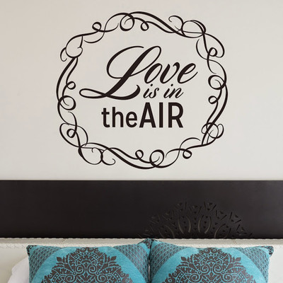 50% OFF on DeStudio Love Is In The Air Decorative Decal Home Wall Sticker Sticker