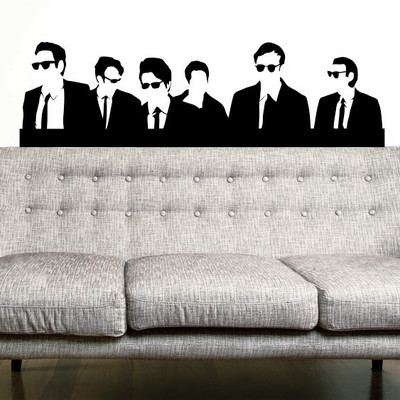 50% OFF on DeStudio Reservoir Dogs Silhouette Movie Decal Wall Sticker Sticker 50% OFF on DeStudio Reservoir Dogs Silhouette Movie Decal Wall Sticker Sticker