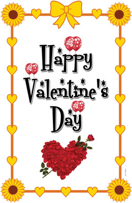 16% OFF on Happy Valentine Ballons For Your Red Sweet Heart Paper Print 16% OFF on Happy Valentine Ballons For Your Red Sweet Heart Paper Print