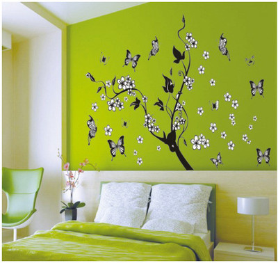 33% OFF on Pindia Black Autumn Tree & Butterfly Wall Sticker 33% OFF on Pindia Black Autumn Tree & Butterfly Wall Sticker