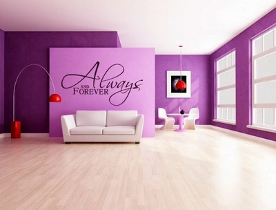 66% OFF on DeStudio DeStudio Always And Forever One Wall Stickers Size SMALL WALL STICKER Sticker
