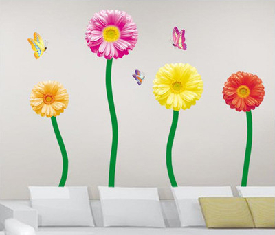 33% OFF on Pindia Sun Flower Design Wall Sticker 33% OFF on Pindia Sun Flower Design Wall Sticker