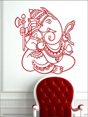 84% OFF on Wall1ders Gajanand PVC Vinyl Sticker Sticker Pack of 1