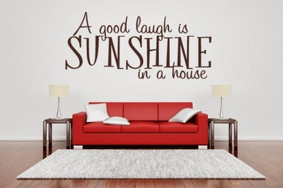 50% OFF on DeStudio DeStudio A Good Laugh Is Sunshine One Wall Stickers Size GIANT WALL STICKER Sticker
