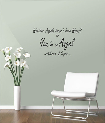 50% OFF on Ritzy You Are An Angel Living Room Wall Quotes Wall Decal Sticker