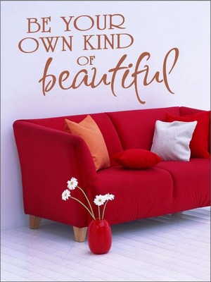 31% OFF on Wall1ders Be Your Own PVC Vinyl Sticker Pack of 1