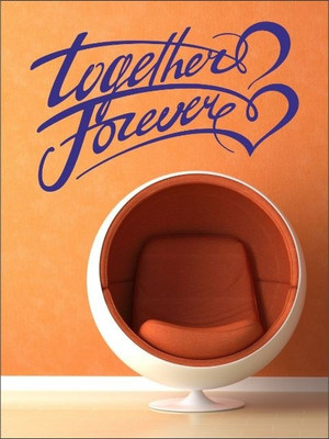 74% OFF on Wall1ders Together Forever PVC Vinyl Sticker Sticker Pack of 1