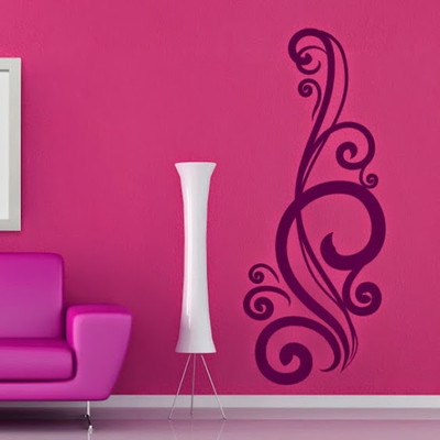 50% OFF on DeStudio Tall Floral Patterned One Size Giant Wall Sticker