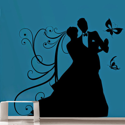 50% OFF on DeStudio DeStudio Dancing Couple New Two Wall Stickers Size GIANT WALL STICKER Sticker