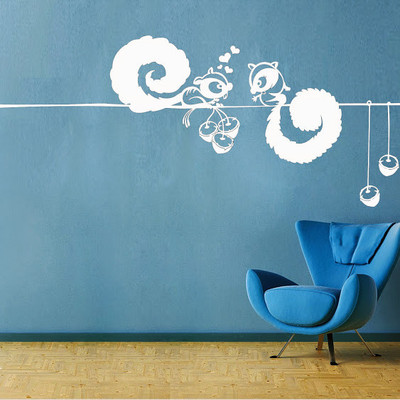 66% OFF on DeStudio DeStudio Squirral Love One Wall Stickers Size SMALL WALL STICKER Sticker 66% OFF on DeStudio DeStudio Squirral Love One Wall Stickers Size SMALL WALL STICKER Sticker