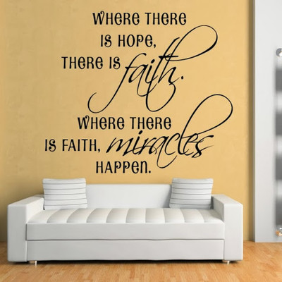 40% OFF on DeStudio Where There Is Hope Size Tiny Wall Sticker