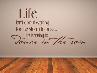 50% OFF on DeStudio DeStudio Life Isn't About Waiting One Wall Stickers Size GIANT WALL STICKER Sticker