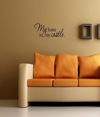 50% OFF on Ritzy My Home Is My Castle Living Room Wall Quote Wall Decal Sticker 50% OFF on Ritzy My Home Is My Castle Living Room Wall Quote Wall Decal Sticker