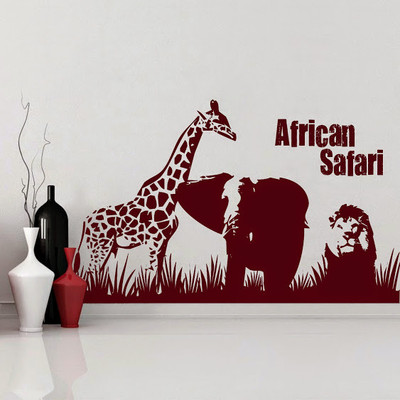 87% OFF on DeStudio African Safari Two Size Tiny Wall Sticker