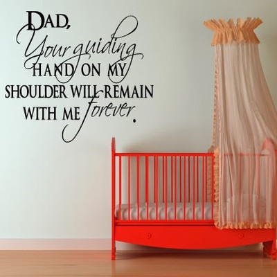 50% OFF on DeStudio DeStudio Dad Your Guiding Hand Wall Stickers Size MEGA WALL STICKER Sticker