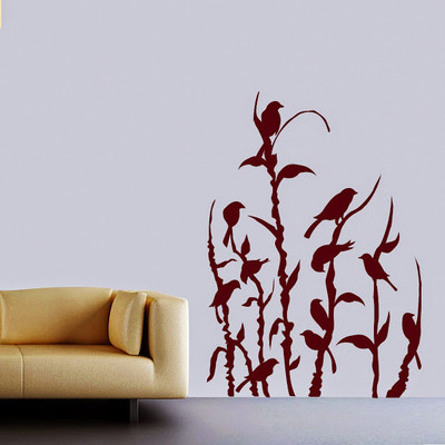 87% OFF on DeStudio Birds In Field Two Size Tiny Wall Sticker