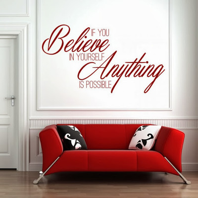 50% OFF on DeStudio DeStudio Anything Is Possible One Wall Stickers Size GIANT WALL STICKER Sticker