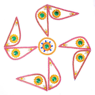 47% OFF on Amba Handicraft Pink Swastik Rangoli Acrylic Sheet Sticker 47% OFF on Amba Handicraft Pink Swastik Rangoli Acrylic Sheet Sticker