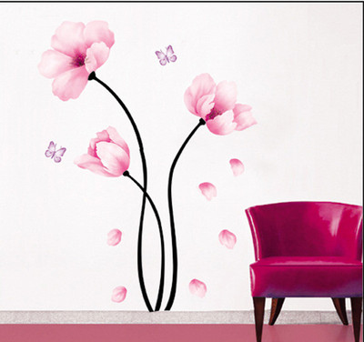 33% OFF on Pindia Pink Beautiful Lite Pink Design Wall Sticker 33% OFF on Pindia Pink Beautiful Lite Pink Design Wall Sticker