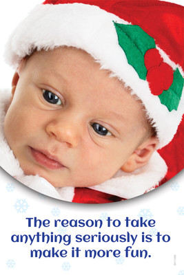 16% OFF on Awesome Baby Poster For Seriousness / Fun Paper Print