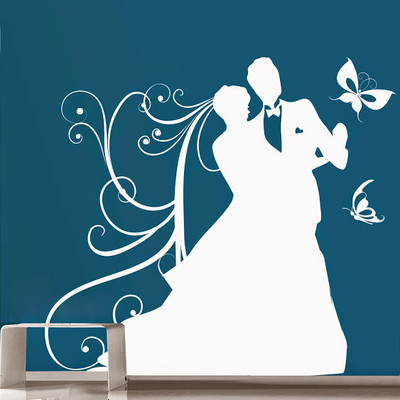 50% OFF on DeStudio DeStudio Dancing Couple New One Wall Stickers Size GIANT WALL STICKER Sticker