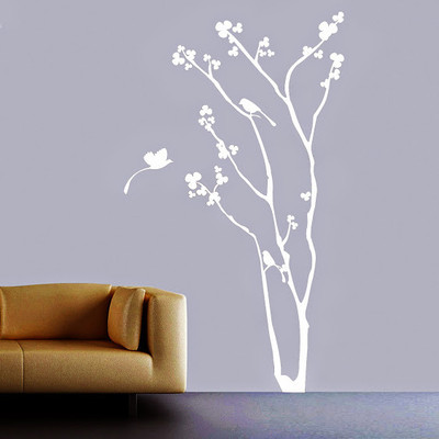 87% OFF on DeStudio Floral Tree N Birds One Size Tiny Wall Sticker 87% OFF on DeStudio Floral Tree N Birds One Size Tiny Wall Sticker
