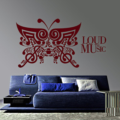 50% OFF on DeStudio DeStudio Loud As Music Two Wall Stickers Size JUMBO WALL STICKER Sticker