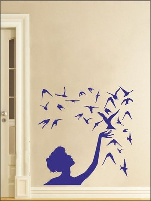 84% OFF on Wall1ders Free Bird PVC Vinyl Sticker Sticker Pack of 1