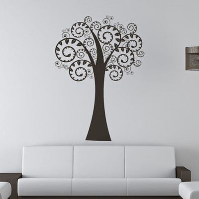 80% OFF on DeStudio Swirl Branches Tree Size Large WALL STICKER Sticker