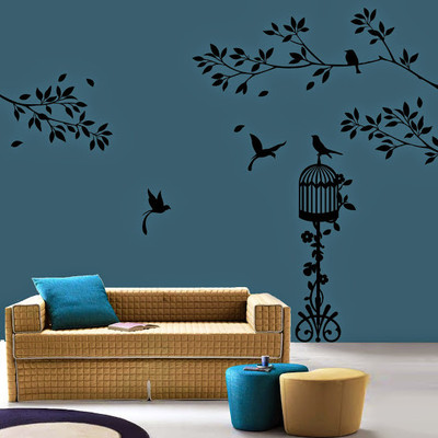 50% OFF on DeStudio DeStudio Birds Paradise Wall Stickers Size JUMBO WALL STICKER Sticker