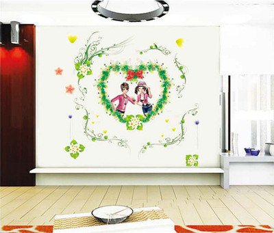 33% OFF on Pindia Loving Photo Frame Cart Design Wall Sticker 33% OFF on Pindia Loving Photo Frame Cart Design Wall Sticker