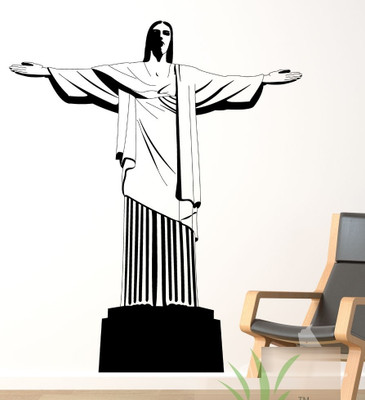 34% OFF on Vitin Enterprises Jesus Christ wall decal Self-adhesive Sticker Pack of 1
