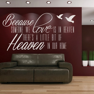 50% OFF on DeStudio DeStudio Because Someone We Love One Wall Stickers Size GIANT WALL STICKER Sticker