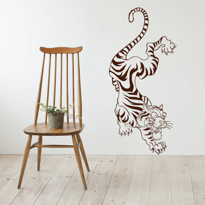 83% OFF on D��cor Kafe Decal Style Tiger Wall Art Medium Size-16*36 Inch Wall Sticker Sticker Pack of 1 83% OFF on D��cor Kafe Decal Style Tiger Wall Art Medium Size-16*36 Inch Wall Sticker Sticker Pack of 1