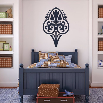 50% OFF on DeStudio Floral Head Size Giant WALL STICKER Sticker