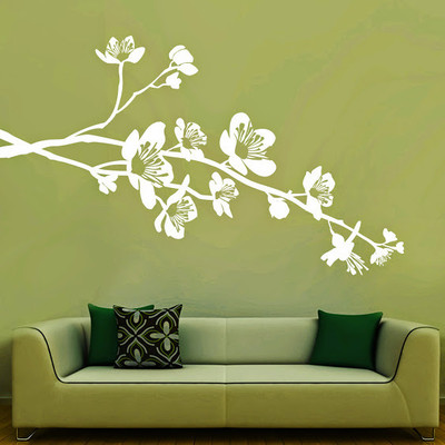 87% OFF on DeStudio Flowers On Branch One Size Tiny Wall Sticker