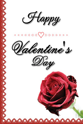 16% OFF on White Card With Red Rose Paper Print 16% OFF on White Card With Red Rose Paper Print