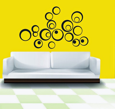 66% OFF on DeStudio 24 Black Rings 3D Acrylic Sticker Pack of 24 66% OFF on DeStudio 24 Black Rings 3D Acrylic Sticker Pack of 24